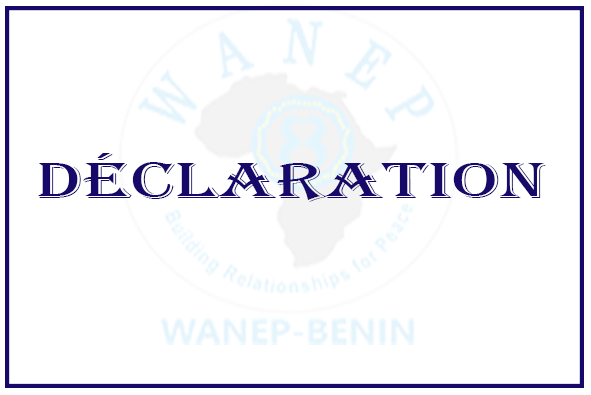 Déclaration de WANEP-Bénin sur la situation entre le Bénin et le Niger : “Continuer à privilégier les options qui préservent les liens séculaires de coopération entre les deux États et les deux peuples“